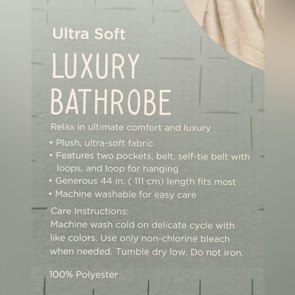 Wayland Square Ultra Soft Luxury Bathrobe - Picture 5 of 5